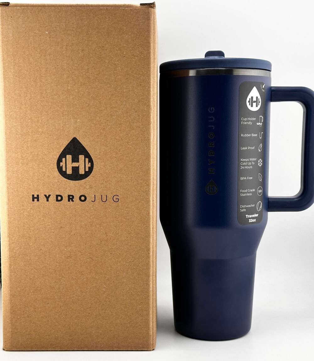 HydroJug 32oz Traveler, MIDNIGHT BLUE - from the alexajean brown collab